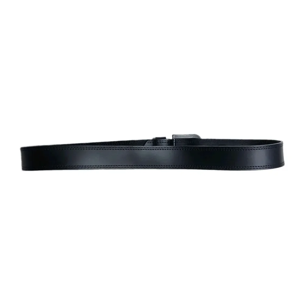Dickies Men's Black Leather Belt Size 38/95 Double Stitch Work Casual 11DI02F9